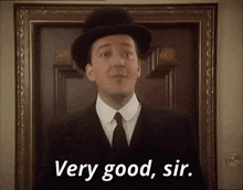 Very Good Sir Jeeves GIF - Very Good Sir Jeeves Jeeves And Wooster GIFs