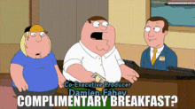 Family Guy Peter Griffin GIF - Family Guy Peter Griffin Complimentary Breakfast GIFs