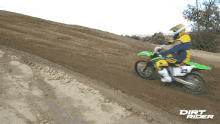 riding dirt rider full speed speedy fast
