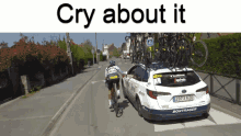 Cycling Cry About It Balsamo GIF - Cycling Cry About It Balsamo Elisa Balsamo GIFs