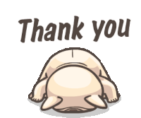 Thank You Dog Sticker - Thank You Dog Stickers