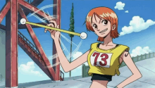 Nami One Piece GIF - Nami One Piece Baton GIFs