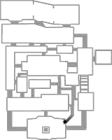 a black and white map of a building with a lot of squares and rectangles