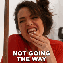 Not Going The Way Sharzad Kiadeh GIF - Not Going The Way Sharzad Kiadeh Not Going That Way GIFs