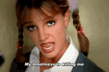 Britney Spears Lonely GIF - Britney Spears Lonely Killing Me GIFs