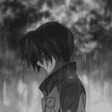 Foto anime cowok sad boy