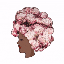 flowers flower afro hair fro