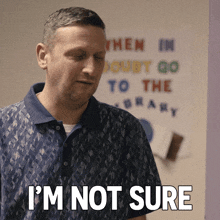 I'M Not Sure Tim Robinson GIF - I'M Not Sure Tim Robinson I Think You Should Leave With Tim Robinson GIFs