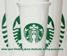 Starbucks Quranatine Life GIF