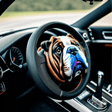 Steering Wheel Face GIF - Steering Wheel Face Dog GIFs