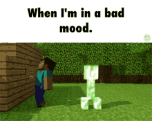 minecraft punch bad mood no when im in a bad mood