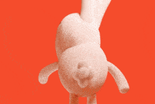 two stuffed bunny rabbits one wearing sunglasses and one with a surprised look on his face