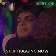 stop hugging now sabi mehboob sort of remove the hug stop hugging