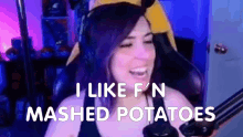 Killshotkitty Mashed Potatoes GIF - Killshotkitty Mashed Potatoes Twitch GIFs