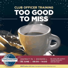Toastmasters Club Officer Training GIF - Toastmasters Club Officer Training Too Good To Miss GIFs