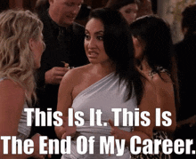 How I Met Your Father Valentina Morales GIF - How I Met Your Father Valentina Morales This Is It This Is The End Of My Career GIFs