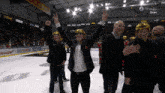 a hockey game is being broadcasted on the hockey direct channel