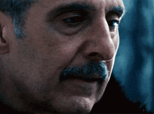 a close up of a man 's face with the words then who are you