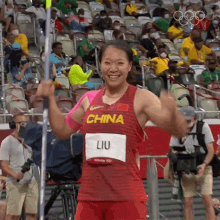 victorious liu shiying team china nbc olympics celebrating