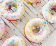 Rainbow Doughnuts Doughnuts GIF - Rainbow Doughnuts Doughnuts Donuts GIFs