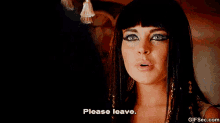 Please Leave - Liz And Dick GIF - Liz And Dick Leave Costume GIFs