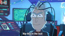 Nip This In The Bud Rick GIF - Nip This In The Bud Rick Rick And Morty GIFs