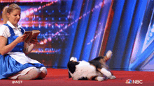 Give Me The Book The Glamour Aussies GIF - Give Me The Book The Glamour Aussies American'S Got Talent GIFs