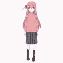 Bocchi The Rock Spinning GIF - Bocchi The Rock Spinning Pink Hair GIFs