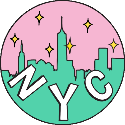 Nyc New York City Sticker - Nyc New York City Sky Scraper Stickers