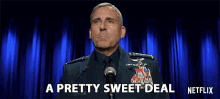 A Pretty Sweet Deal General Mark R Naird GIF - A Pretty Sweet Deal General Mark R Naird Steve Carell GIFs