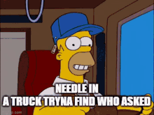 Needle Truck GIF - Needle Truck Homer GIFs