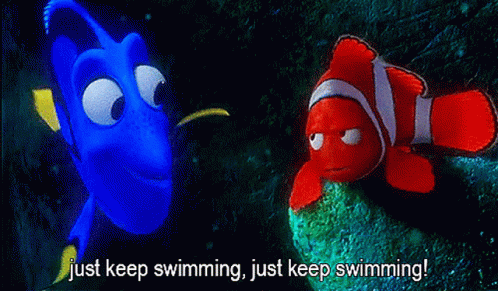 Dory Just Keep Swimming GIF - Dory Just Keep Swimming Happy GIFs
