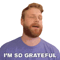 I'M So Grateful Grady Smith Sticker - I'M So Grateful Grady Smith I'M Thankful Stickers