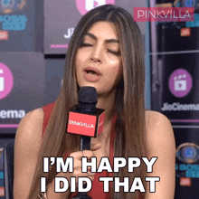 I'M Happy I Did That Akanksha Puri GIF - I'M Happy I Did That Akanksha Puri Pinkvilla GIFs