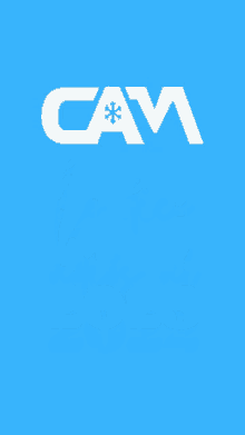 a blue background with cam le dice adios al 2022