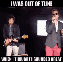 Out Of Tune Baio GIF - Out Of Tune Baio Chris GIFs