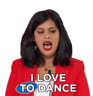 I Love To Dance Anu Sticker - I Love To Dance Anu Family Feud Canada Stickers