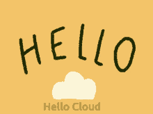 Hello Cloud GIF - Hello Cloud GIFs