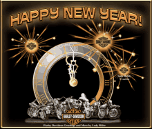 Happy New Year Harley Davidson GIF - Happy New Year Harley Davidson GIFs