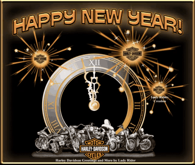 Happy New Year Harley Davidson GIF - Happy New Year Harley Davidson -  Discover & Share GIFs