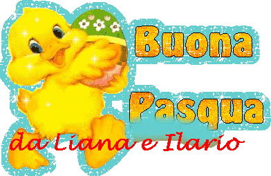 Buona Pasqua Da Liana E Ilario Sticker - Buona Pasqua Da Liana E Ilario Happy Easter Stickers