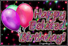 Belated Birthday Wishes GIF - Belated Birthday Wishes GIFs