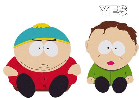 Yes No Eric Cartman Sticker - Yes No Eric Cartman South Park Stickers