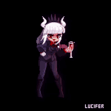 Lucifer Helltaker GIF - Lucifer Helltaker Sprite GIFs