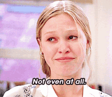 Crying Not Even At All GIF - Crying Not Even At All Julia Stiles GIFs