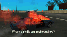 gta vcs grand theft auto vice city stories gta one liners wheres my file you mothersuckers
