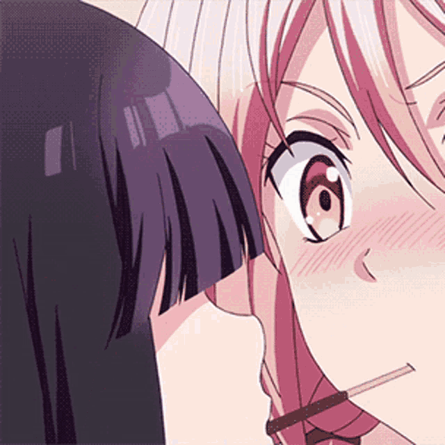 Hot Anime Girl GIF - Hot Anime Girl Lesbian Couple - Discover & Share GIFs