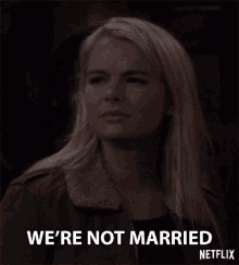 Were Not Married Denying GIF