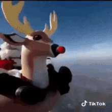 Santa Rudolph GIF - Santa Rudolph Sky Dive GIFs