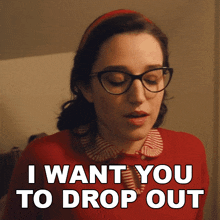 I Want You To Drop Out Of The Race Jane GIF